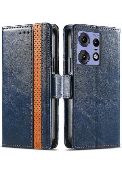Motorola Edge 50 Pro Cüzdan Ekleme Çok Renkli Çoklu Kart Için Flip Case (Yurt Dışından)