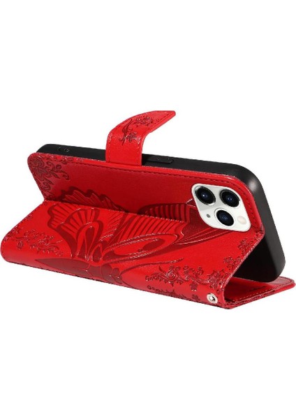 IPhone 11 Için Flip Case Pro Max Ayrılabilir El Kayışı Yüksek Kaliteli Deri (Yurt Dışından)