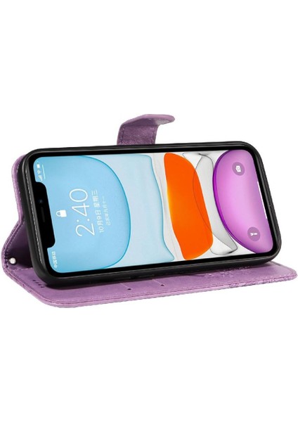 IPhone 11 Için Flip Case Kredi Kartı Yuvası ile Ayrılabilir El Kayışı Yüksek (Yurt Dışından)