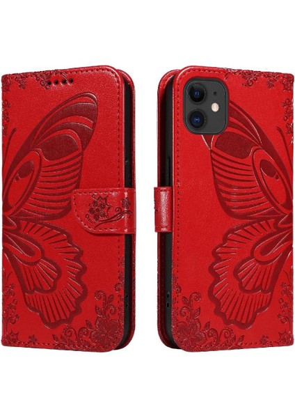 IPhone 11 Için Flip Case Kredi Kartı Yuvası ile Ayrılabilir El Kayışı Yüksek (Yurt Dışından)