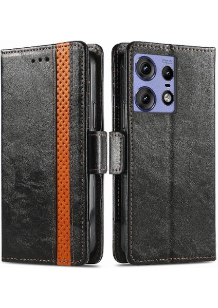 Motorola Edge 50 Pro Cüzdan Ekleme Çok Renkli Çoklu Kart Için Flip Case (Yurt Dışından)