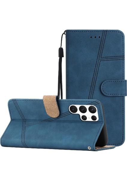 Samsung Galaxy S23 Için Flip Case Ultra Kart Yuvaları Tutucu Manyetik Bilek Pu (Yurt Dışından) indirimleri