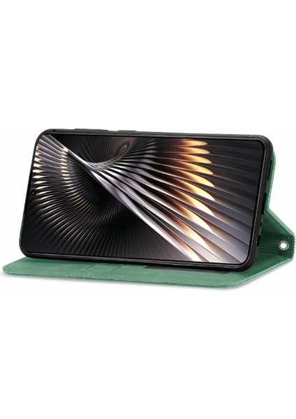 Xiaomi Poco F6 Flip Kapak Için Flip Case Basit Iş Deri Kılıf (Yurt Dışından)