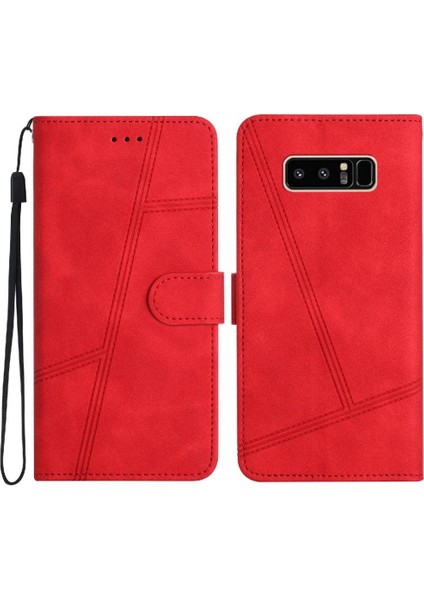 SZY Mall Samsung Galaxy Not 8 Kart Yuvaları Tutucu Manyetik Tam Bilek Için Flip Case (Yurt Dışından)