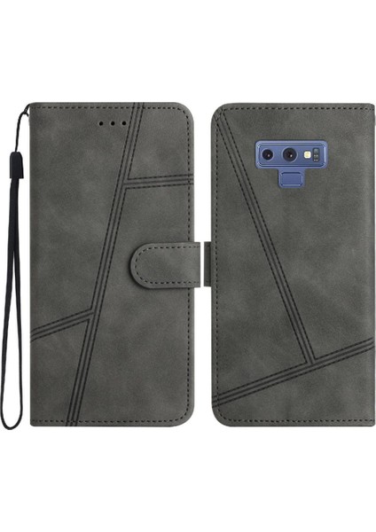 Samsung Galaxy Not 9 Için Flip Case Cüzdan Pu Deri Kart Yuvaları Tutucu (Yurt Dışından)