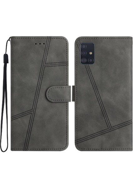 Samsung Galaxy A71 4g Kart Yuvaları Için Flip Case Tutucu Manyetik Kapak Folio (Yurt Dışından)
