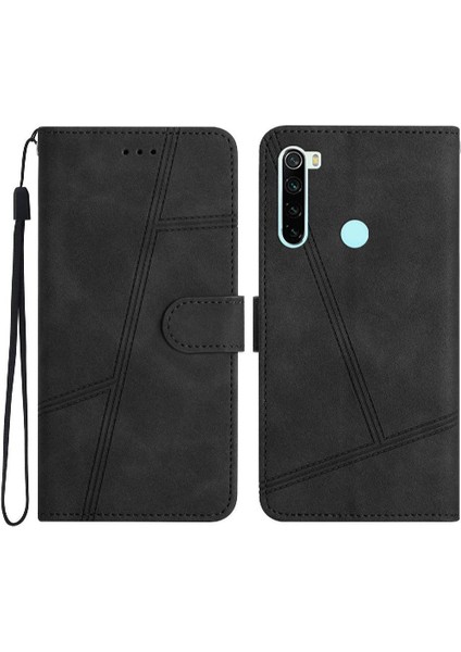 Xiaomi Redmi Not 8t Için Flip Case Tam Koruma Flip Folio Cüzdan Pu (Yurt Dışından)