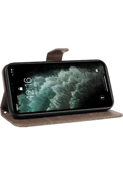 IPhone 11 Için Flip Case Pro Max Ayrılabilir El Kayışı Yüksek Kaliteli Deri (Yurt Dışından)
