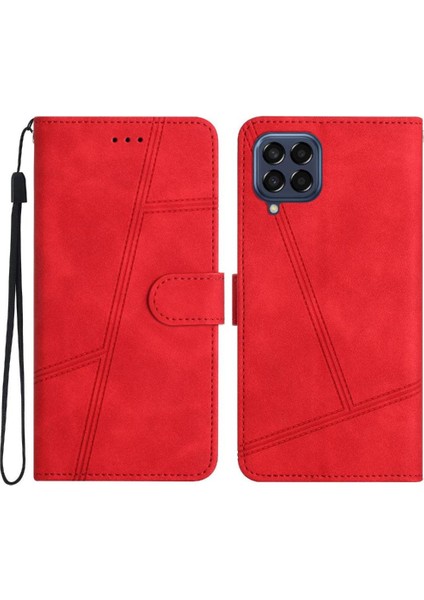 Samsung Galaxy M33 5g Için Flip Case Cüzdan Pu Deri Tam Koruma Kartı (Yurt Dışından)