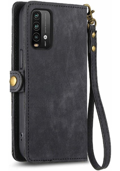 Xiaomi Redmi Not 9 Için Flip Case 4g Cüzdan Darbeye Deri Kılıf Kapak (Yurt Dışından)