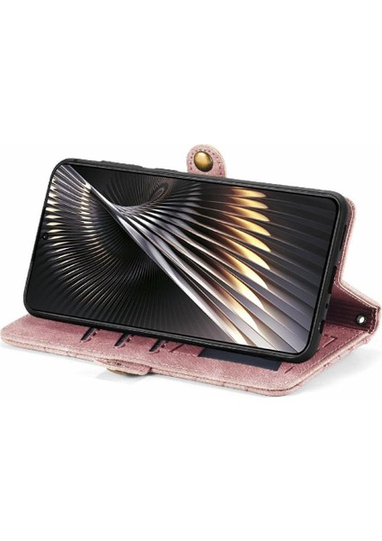 Xiaomi Poco F6 Deri Kılıf Için Flip Case Darbeye Basit Iş Çevirme (Yurt Dışından)