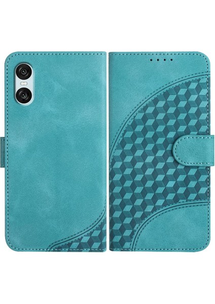 Sony Xperia 10 Vı Için Flip Case Manyetik Kart Tutucu Darbeye Deri Pu (Yurt Dışından)