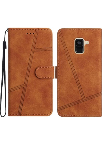 Samsung Galaxy A5 2018 Için Flip Case Cüzdan Pu Deri Flip Folio Tam (Yurt Dışından)