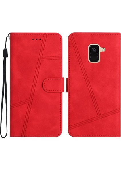 Samsung Galaxy A8 Artı 2018 Tam Koruma Için Flip Case Cüzdan Pu Bilek (Yurt Dışından)