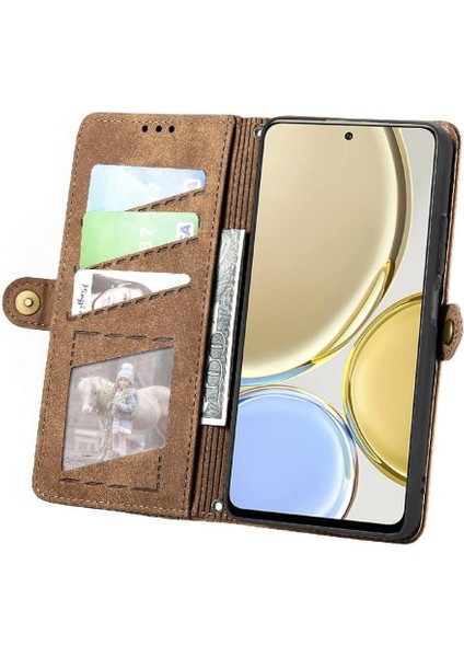 SZY Mall Honor X30 Darbeye Kapak Kapak Cüzdan Için Flip Case Basit Iş Durum (Yurt Dışından)