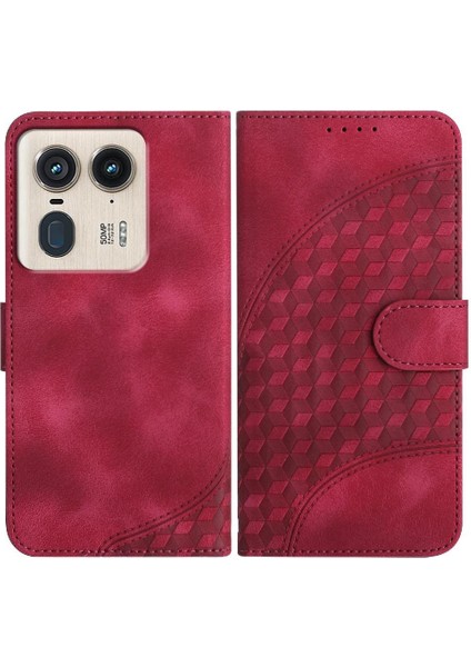 Motorola Moto X50 Ultra Pu Deri Flip Kapak Için Flip Case Darbeye (Yurt Dışından)