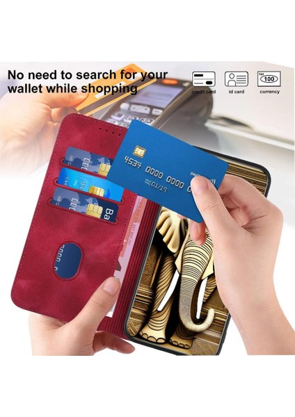 Motorola Moto X50 Ultra Pu Deri Flip Kapak Için Flip Case Darbeye (Yurt Dışından)