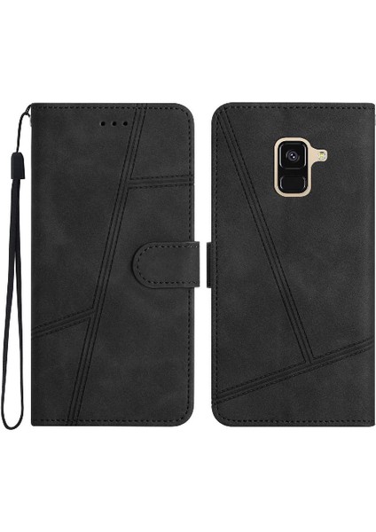 Samsung Galaxy A6 Için Flip Case 2018 Flip Folio Kart Yuvaları Tutucu Manyetik (Yurt Dışından)