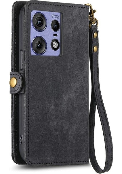 Motorola Kenar 50 Pro Için Flip Case Kapak Cüzdan Darbeye Basit (Yurt Dışından) modelleri