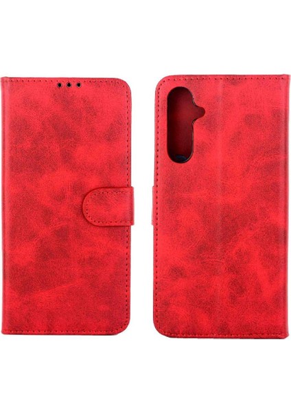 Samsung Galaxy A25 Pu Deri Kickstand Manyetik Kapatma Için Filp Durumda (Yurt Dışından)