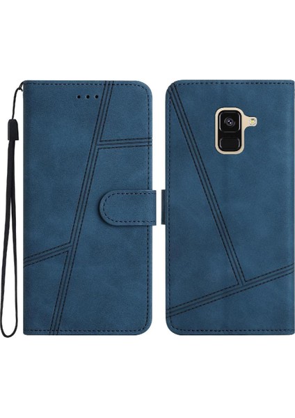 Samsung Galaxy A8 Artı 2018 Tam Koruma Için Flip Case Cüzdan Pu Bilek (Yurt Dışından)