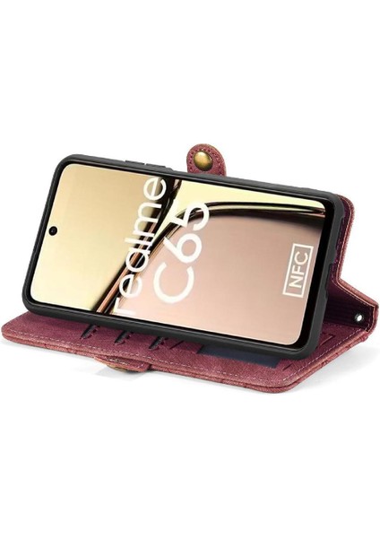 Realme C65 Flip Kapak Kılıf Için Flip Case Basit Iş Cüzdan (Yurt Dışından) fiyatları