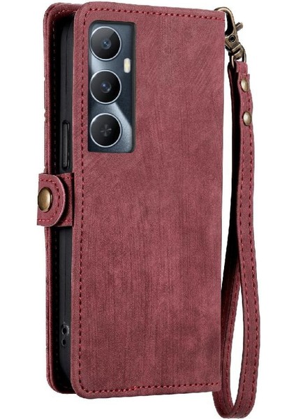 Realme C65 Flip Kapak Kılıf Için Flip Case Basit Iş Cüzdan (Yurt Dışından) fırsatları