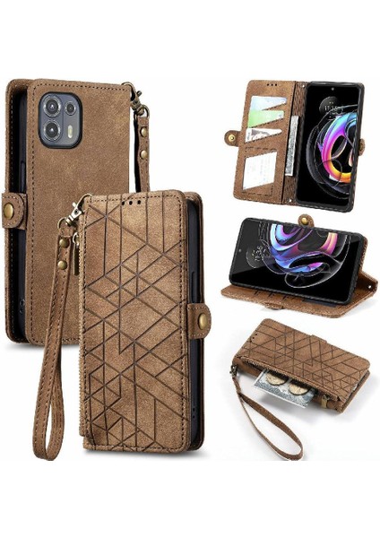 Motorola Moto Kenar 20 Lite Flip Kapak Için Flip Case Basit Iş Durum (Yurt Dışından)