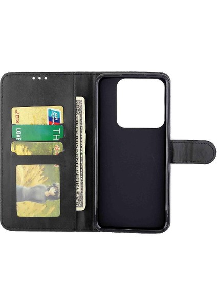 Xiaomi 14 Pro Pu Deri Manyetik Kapatma Kickstand Kart Için Filp Durumda (Yurt Dışından)