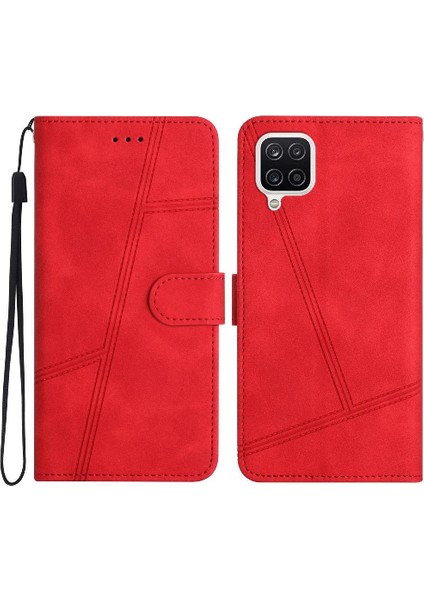 Samsung Galaxy A22 4g Tam Koruma Bilek Kayışı Kart Yuvaları Için Flip Case (Yurt Dışından)