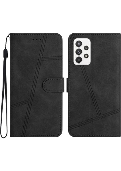 Samsung Galaxy A32 4g Için Flip Case Cüzdan Pu Deri Flip Folio Bilek (Yurt Dışından)