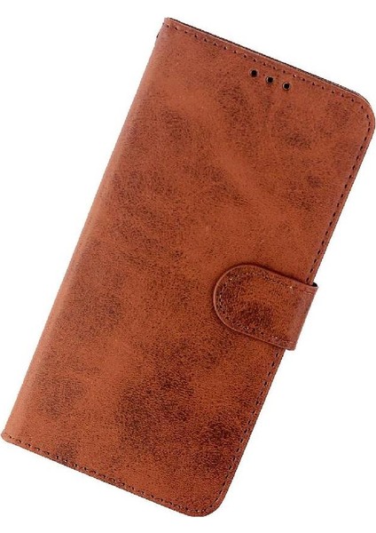 IPhone 14 Için Filp Durumda Pu Deri Manyetik Kapatma Kickstand Kart Tutucu (Yurt Dışından)