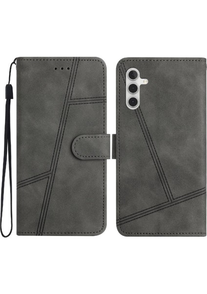 Samsung Galaxy A04S Için Flip Case Kart Yuvaları Tutucu Manyetik Tam Kapak Pu (Yurt Dışından)