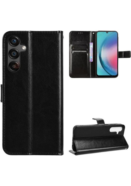 Samsung Galaxy Için Kılıf C55 5g Kart Tutucu Cüzdan Kapak Çevirin Manyetik (Yurt Dışından)