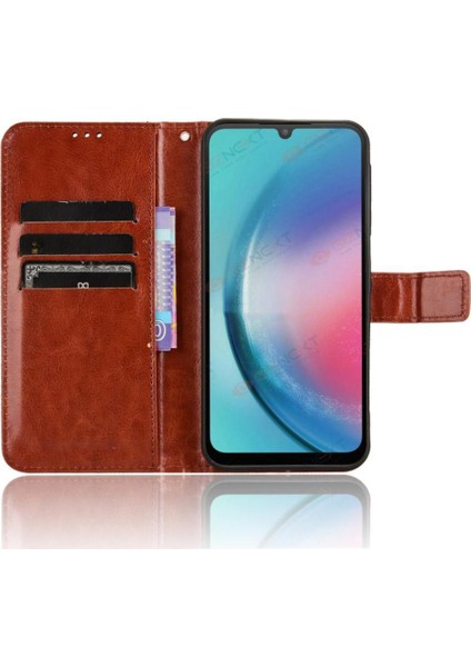 Samsung Galaxy Için Kılıf C55 5g Kart Tutucu Cüzdan Kapak Çevirin Manyetik (Yurt Dışından)