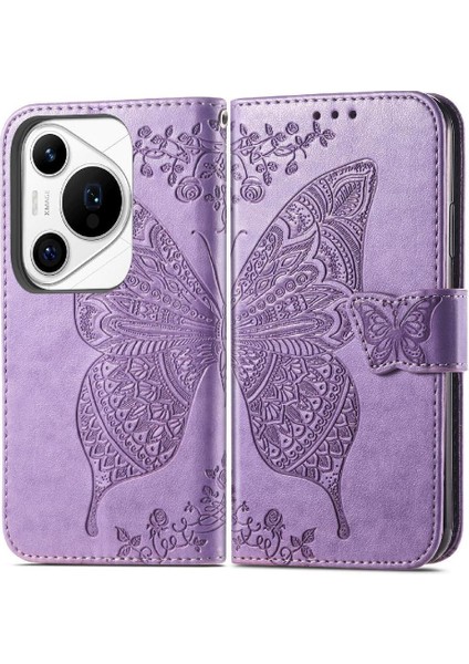 Huawei Pura 70 Pro Kanat Çok Renkli Cüzdan Iş Için Flip Case (Yurt Dışından)
