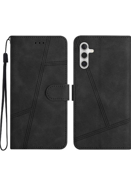 Samsung Galaxy Galaxy 5g Için Flip Case Cüzdan Pu Deri Bilek Kayışı Kartı (Yurt Dışından)
