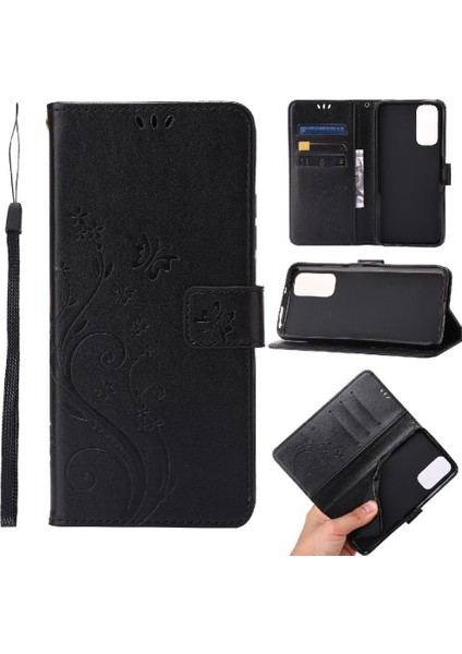 Xiaomi Redmi Not 11 Için 4g Kickstand Pu Deri Manyetik Kart Durumda (Yurt Dışından)