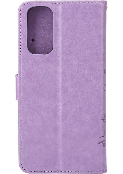 Xiaomi Redmi Not 11 Için 4g Kickstand Pu Deri Manyetik Kart Durumda (Yurt Dışından)