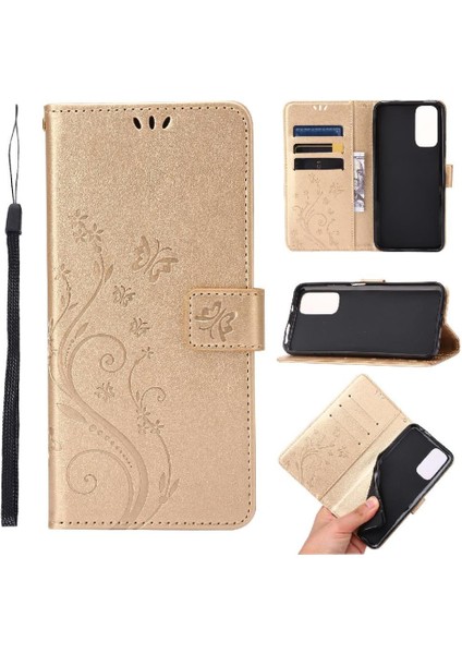 Xiaomi Redmi Not 11 Için 4g Kickstand Pu Deri Manyetik Kart Durumda (Yurt Dışından)