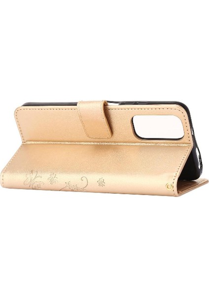 Xiaomi Redmi Not 11 Için 4g Kickstand Pu Deri Manyetik Kart Durumda (Yurt Dışından)