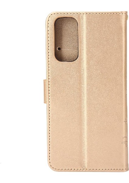 Xiaomi Redmi Not 11 Için 4g Kickstand Pu Deri Manyetik Kart Durumda (Yurt Dışından)