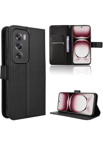 Oppo RENO12 5g Kickstand Kapak Kart Tutucu Manyetik Cüzdan Için Kılıf (Yurt Dışından)