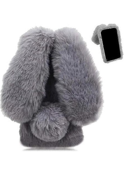 Oppo Için Kılıf Oppo 12 5g Sonbahar ve Kış Sevimli Peluş Tavşan Kulaklar Peluş (Yurt Dışından) fiyatları