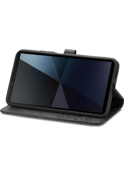 Sony Xperia 10 Vı Flip Kapak Için Flip Case Deri Kılıf Basit Iş (Yurt Dışından) modelleri