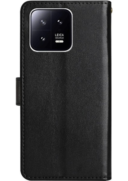 Xiaomi Redmi Not 13 4g Pu Deri Kickstand Manyetik Kart Için Filp Durumda (Yurt Dışından)