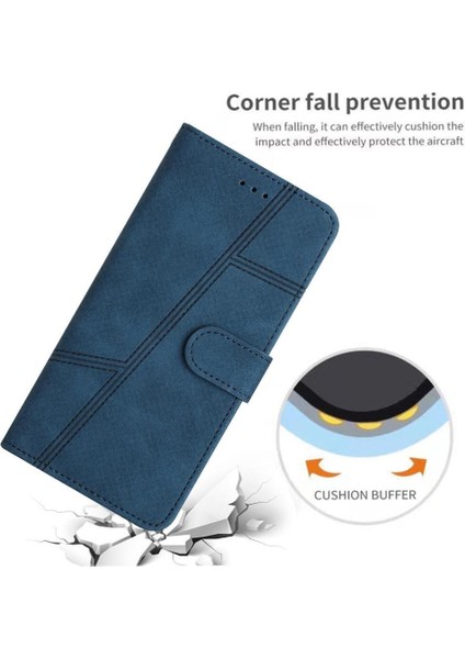 Honor X7 Bilek Kayışı Için Flip Case Tam Koruma Cüzdan Pu Deri Kart (Yurt Dışından)