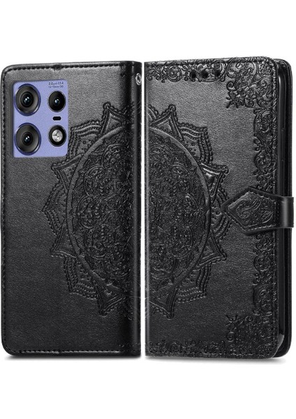 Motorola Kenar 50 Pro Basit Iş Darbeye Deri Için Flip Case (Yurt Dışından)