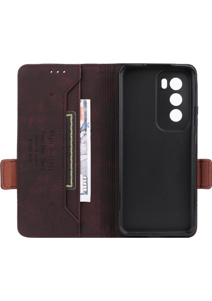 Oppo Oppo 12 5g Manyetik Cüzdan Kickstand Kart Tutucu ile Flip Case (Yurt Dışından) fiyatları