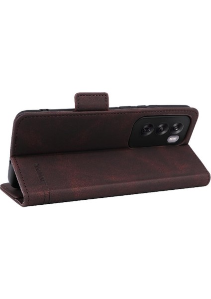 Oppo Oppo 12 5g Manyetik Cüzdan Kickstand Kart Tutucu ile Flip Case (Yurt Dışından) modelleri